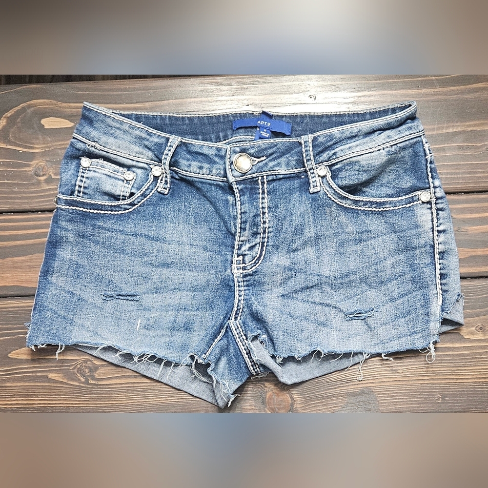 Apt. 9 Women's Blue Jean Shorts